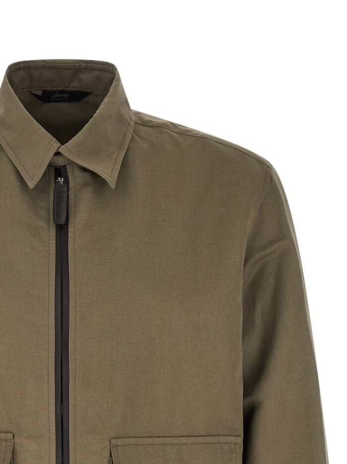 BRIONI Linen Cotton Blouson