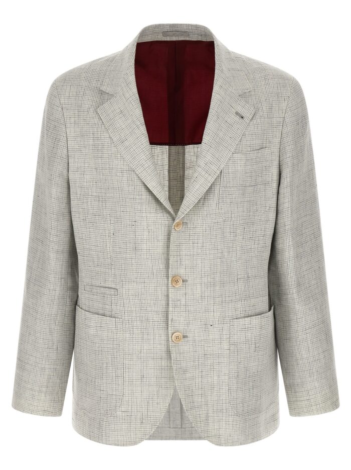 brunello cucinelli linen operated blazer Brunello Cucinelli Linen Operated Blazer