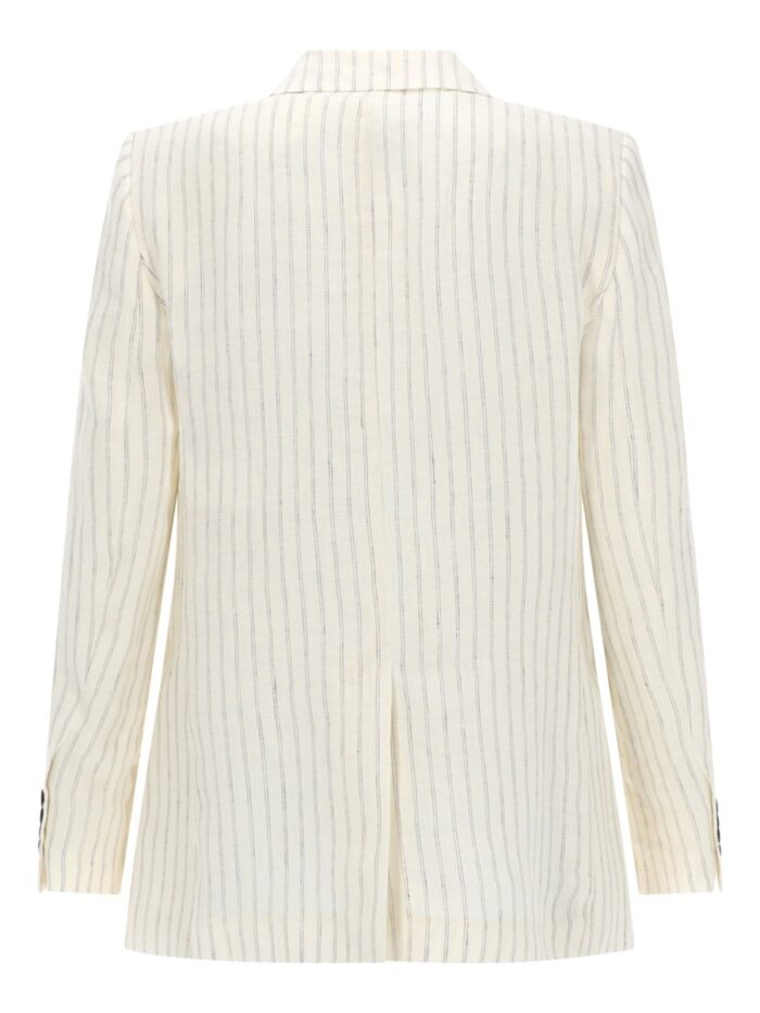Max Mara LINEN PINSTRIPE BLAZER