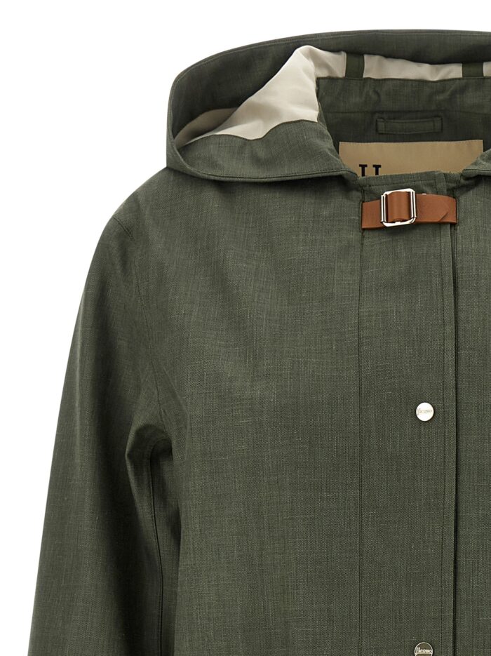 Herno Linen Raincoat