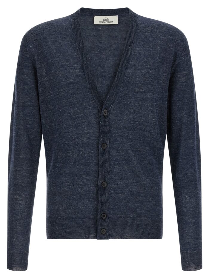 riviera project linen silk cardigan RIVIERA PROJECT Linen Silk Cardigan