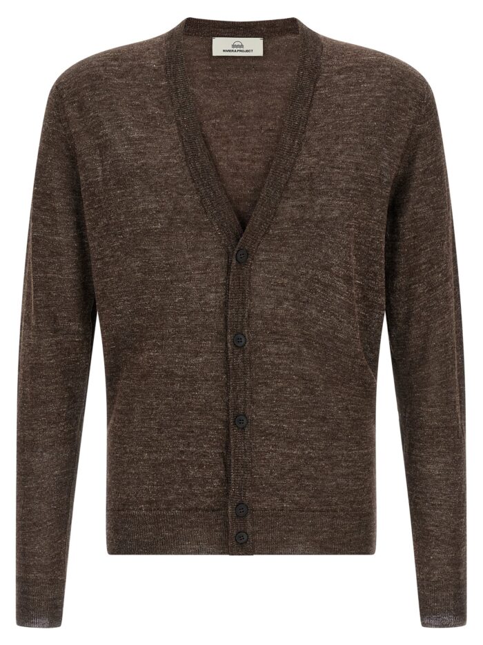 riviera project linen silk cardigan RIVIERA PROJECT Linen Silk Cardigan