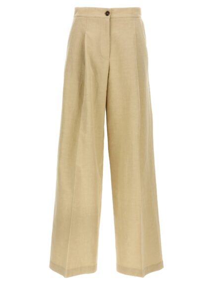 YVES SALOMON Linen Trousers