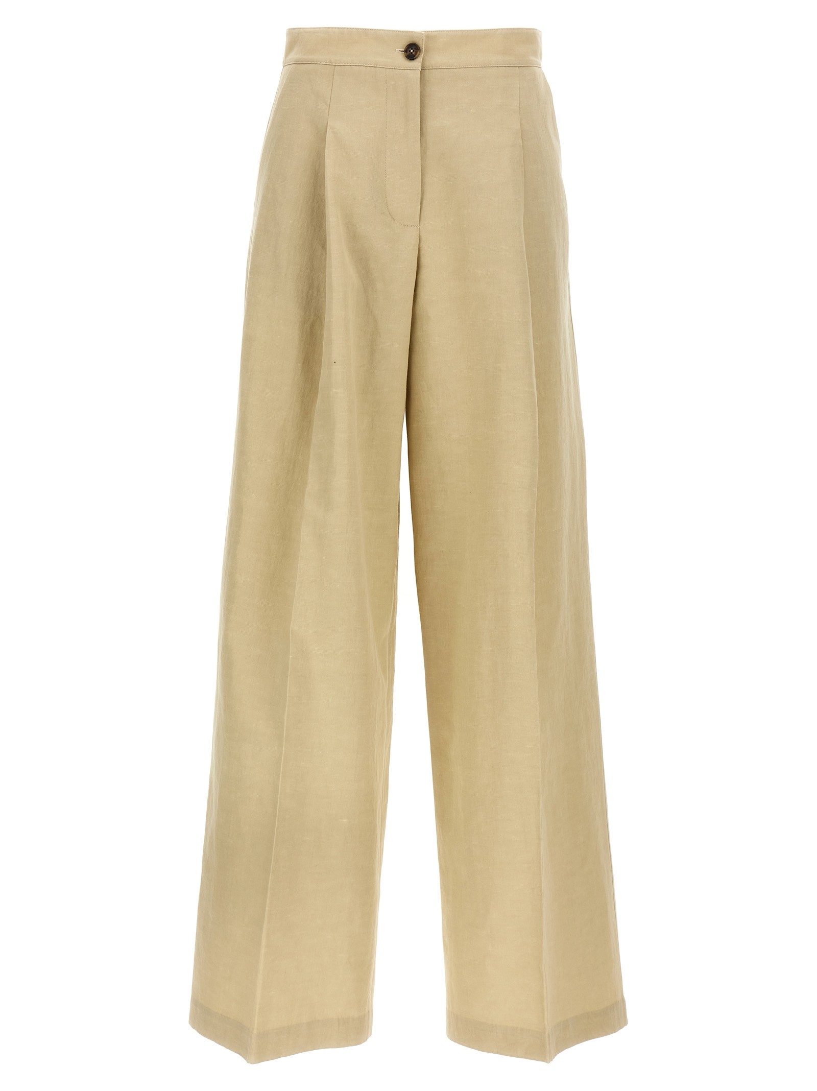 YVES SALOMON Linen Trousers
