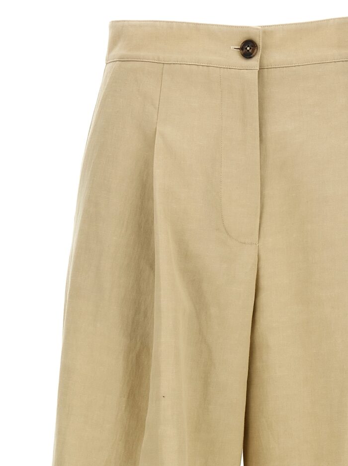 YVES SALOMON Linen Trousers