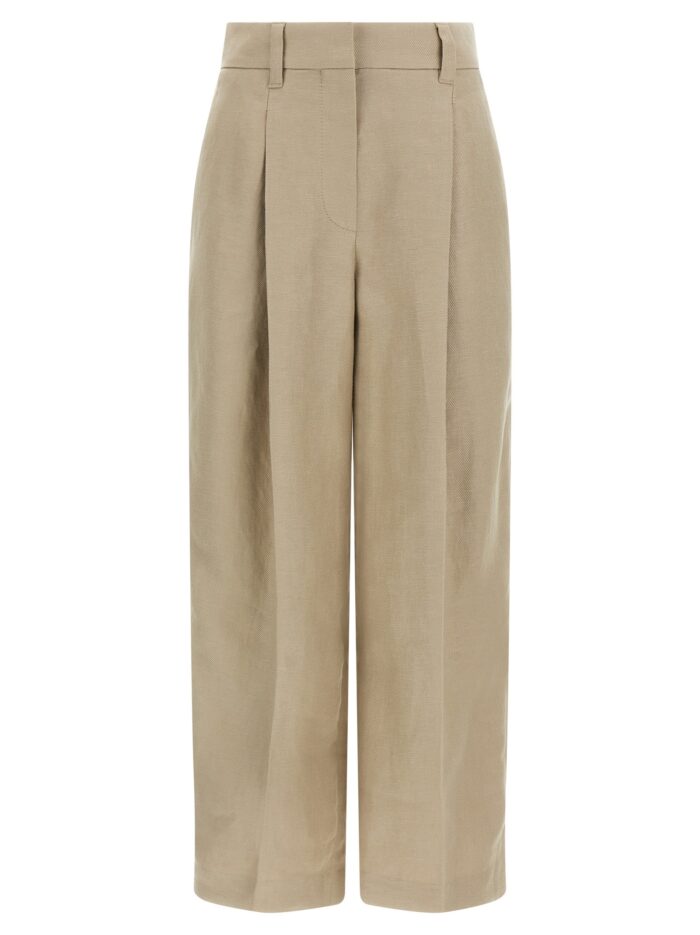 brunello cucinelli linen trousers Brunello Cucinelli Linen Trousers