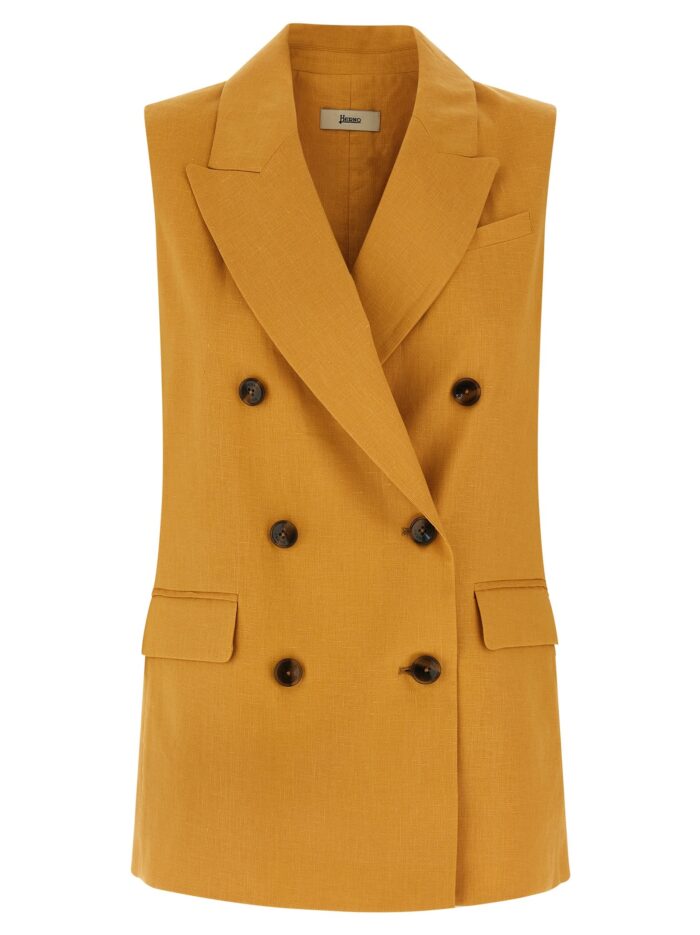 herno linen vest Herno Linen Vest