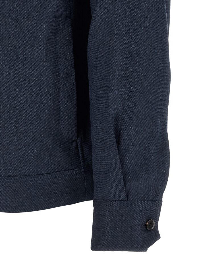 BRIONI Linen Wool Blouson