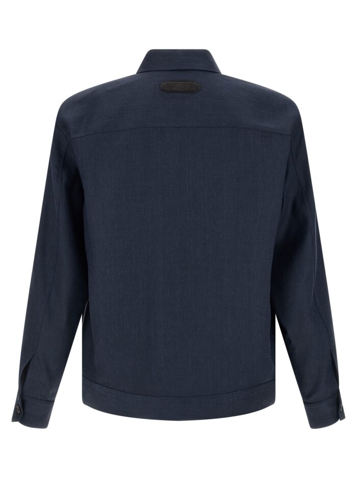 BRIONI Linen Wool Blouson