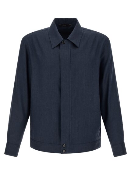 BRIONI Linen Wool Blouson