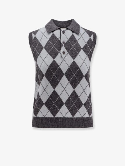 LISA YANG Riana Sparkle Jacquard Sweater