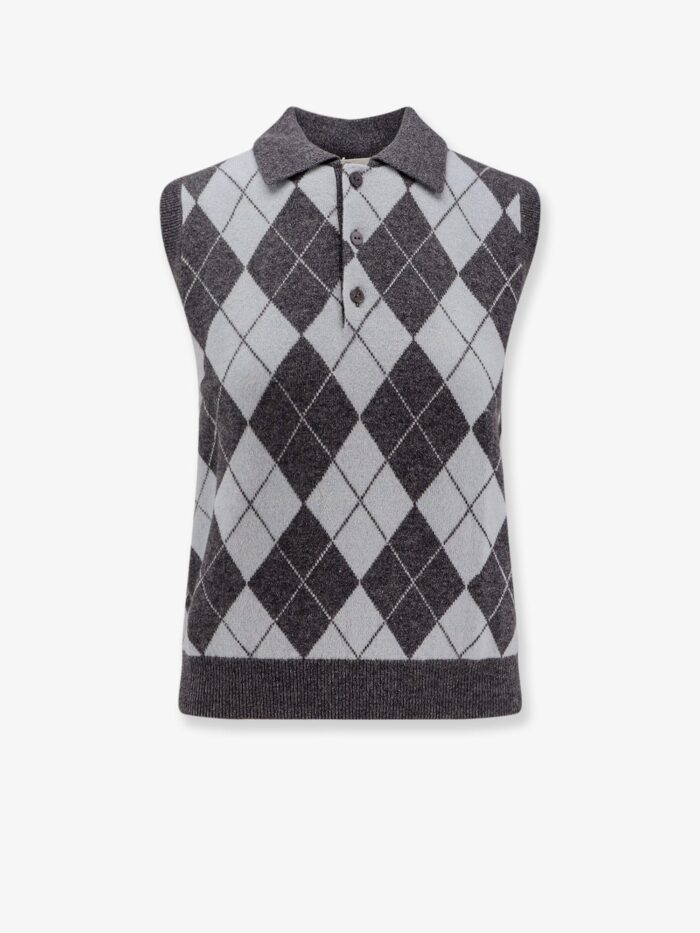 LISA YANG Riana Sparkle Jacquard Sweater