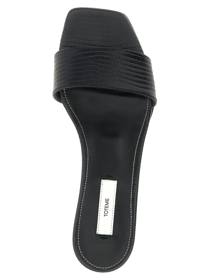 TOTEME Lizard Leather Sandals