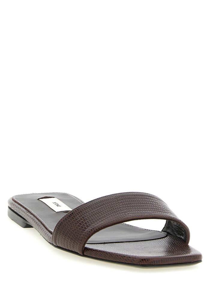 TOTEME Lizard Leather Sandals