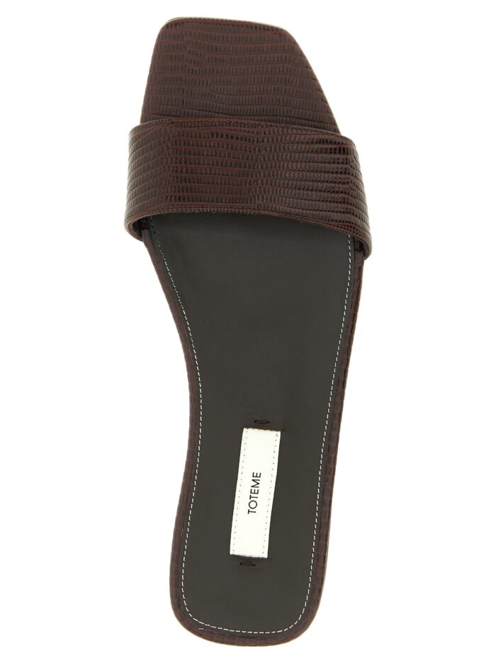 TOTEME Lizard Leather Sandals