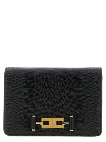 Elisabetta Franchi Lizard Print Crossbody Bag