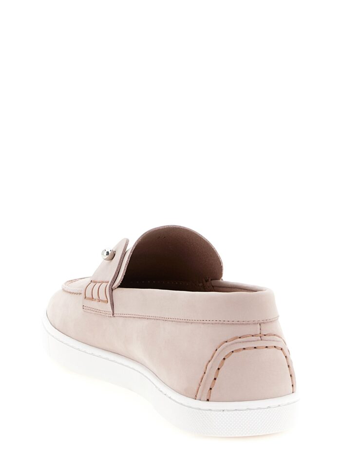 CHRISTIAN LOUBOUTIN Loafers With 'Chambeliboat' Metal Detail