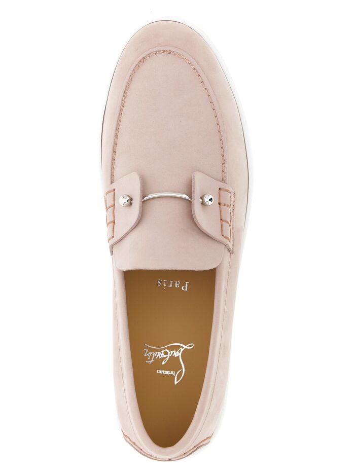 CHRISTIAN LOUBOUTIN Loafers With 'Chambeliboat' Metal Detail