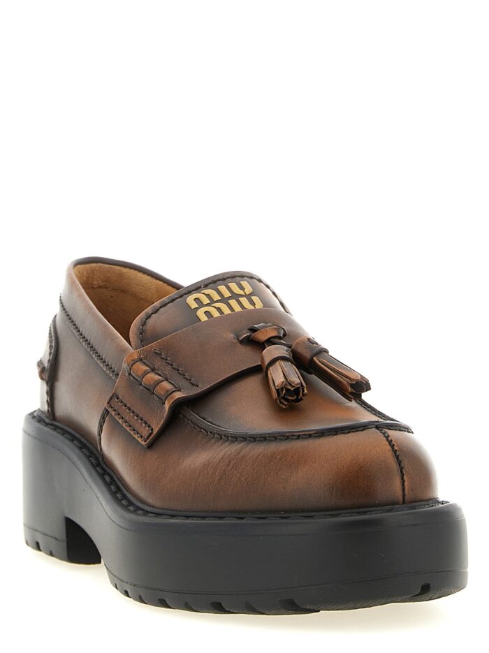 Miu Miu Loafers With Tassels