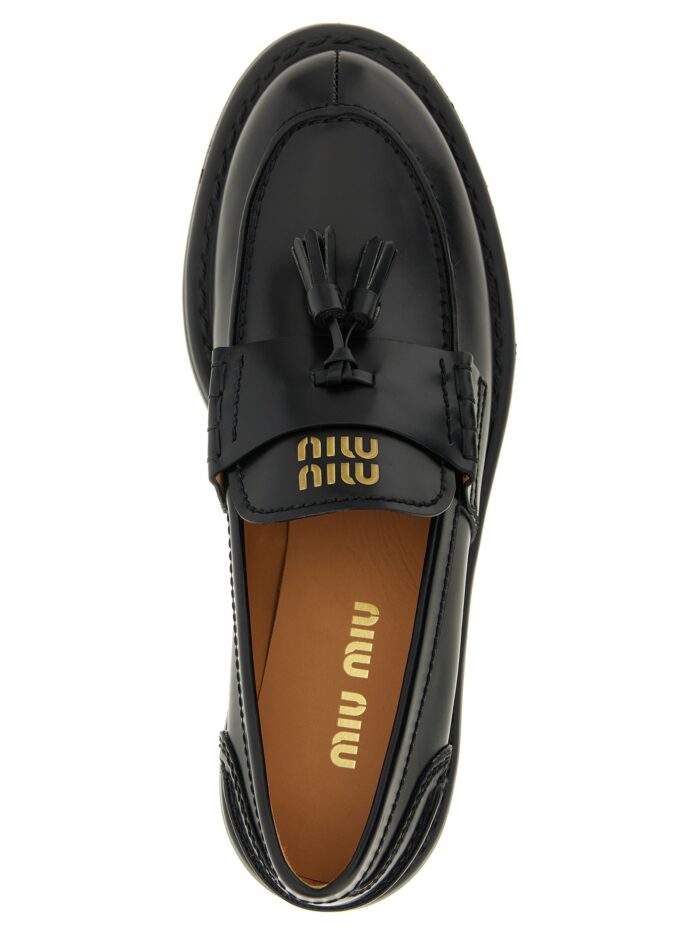 Miu Miu Loafers With Tassels