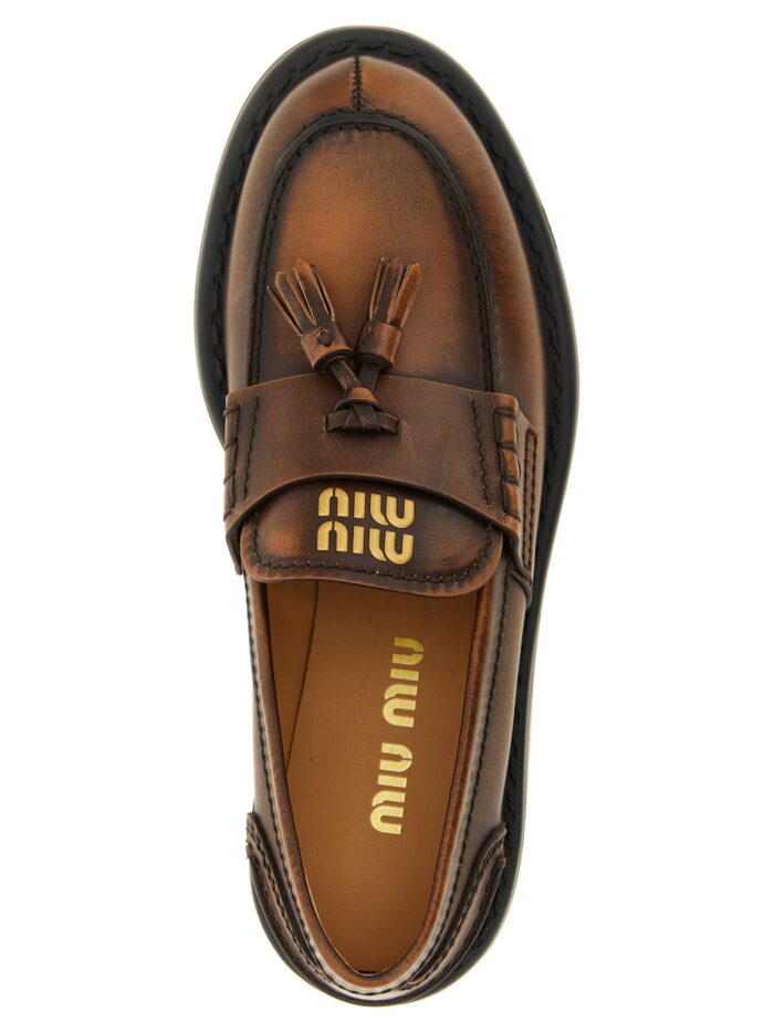 Miu Miu Loafers With Tassels