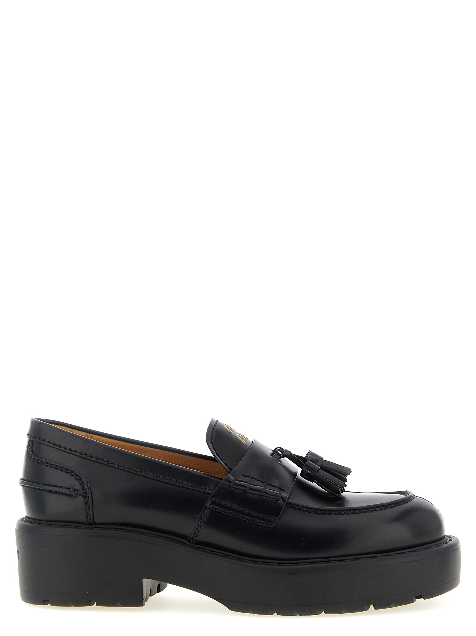 Miu Miu Loafers With Tassels