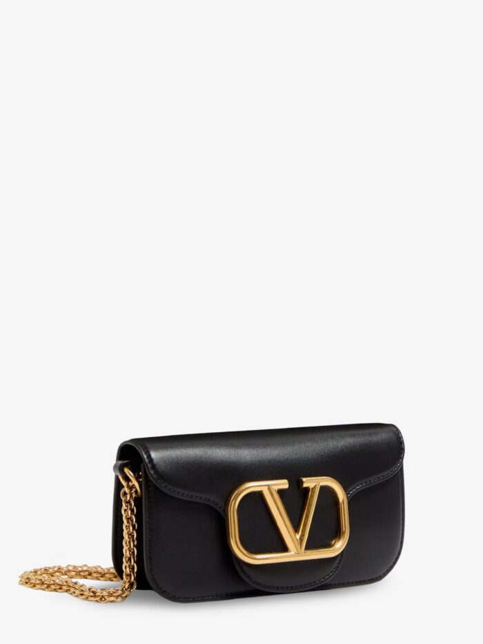 Valentino Garavani Locò Leather Shoulder Bag