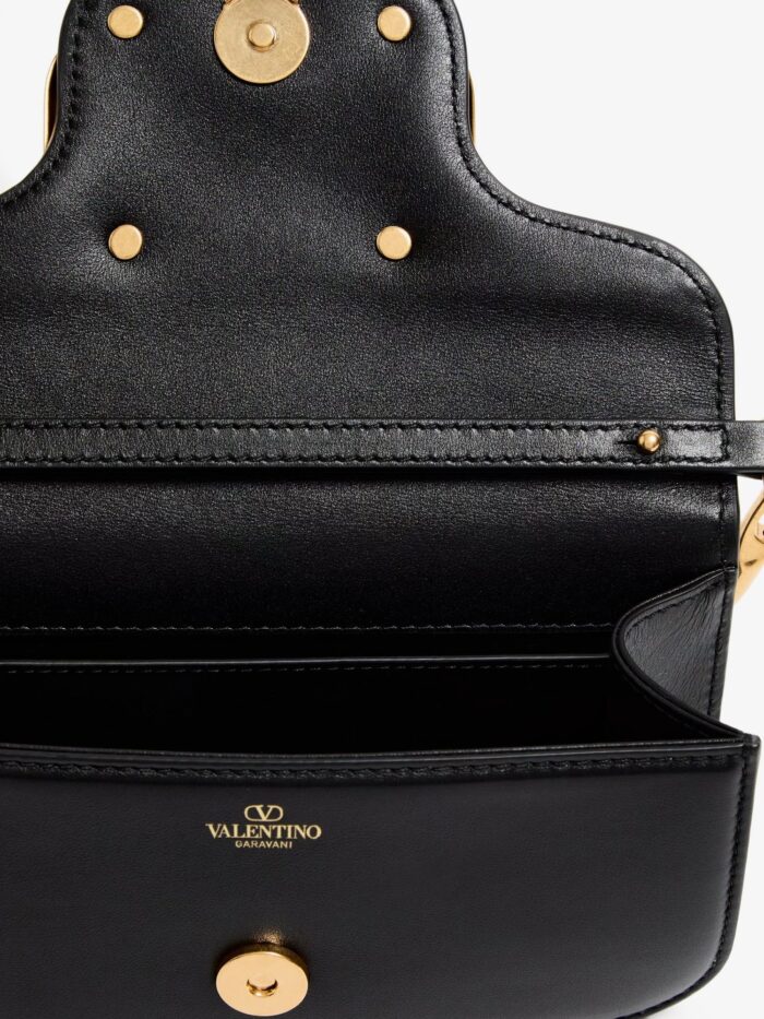 Valentino Garavani Locò Leather Shoulder Bag