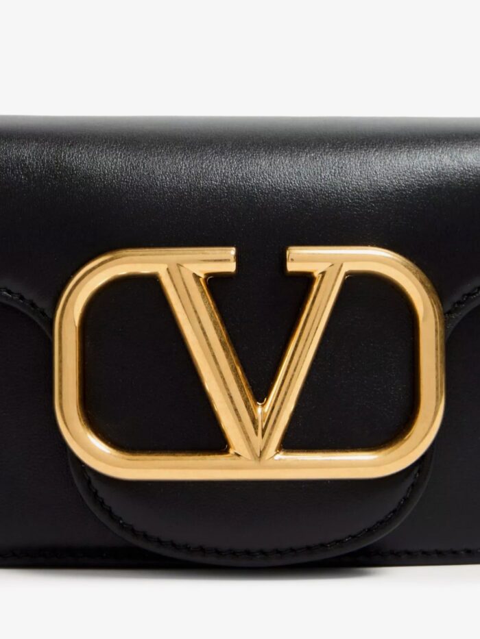 Valentino Garavani Locò Leather Shoulder Bag