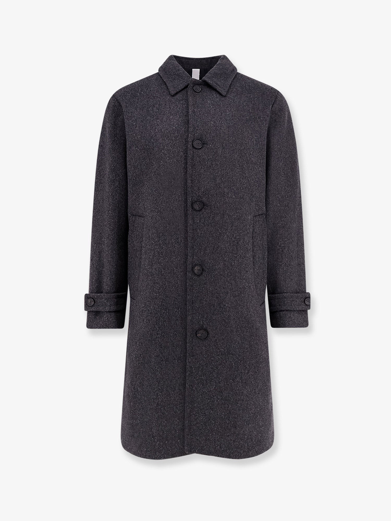 Hevo Loconia Single-breasted Wool Blend Coat