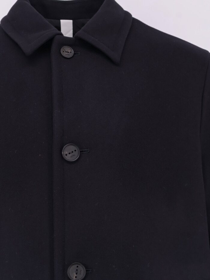Hevo Loconia Single-breasted Wool Blend Coat