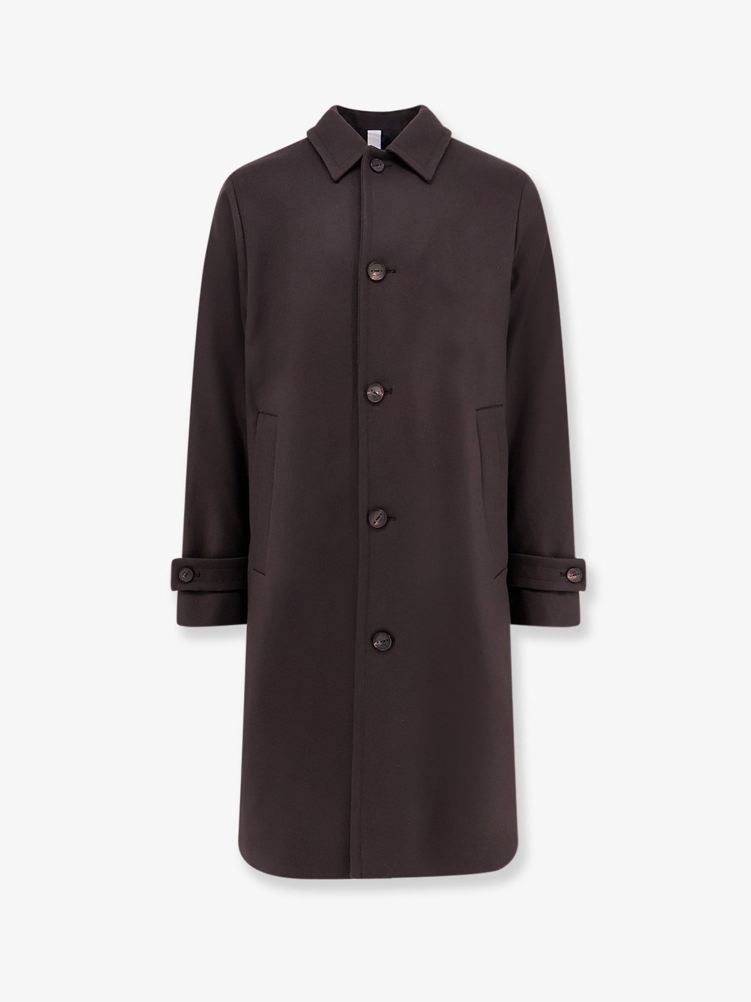 Hevo Loconia Single-Breasted Wool Blend Coat