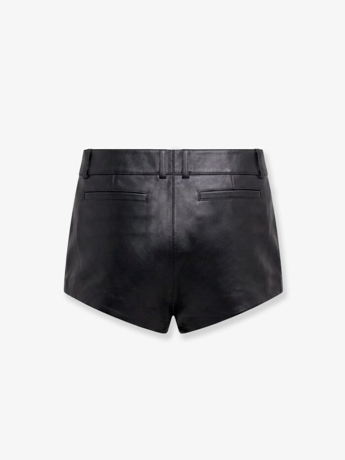 THE FRANKIE SHOP Loen Leather Shorts