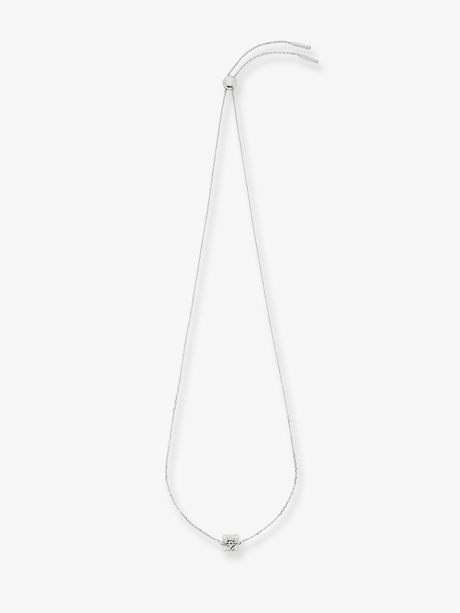 LOEWE Anagram Bombè Sterling Silver Necklace