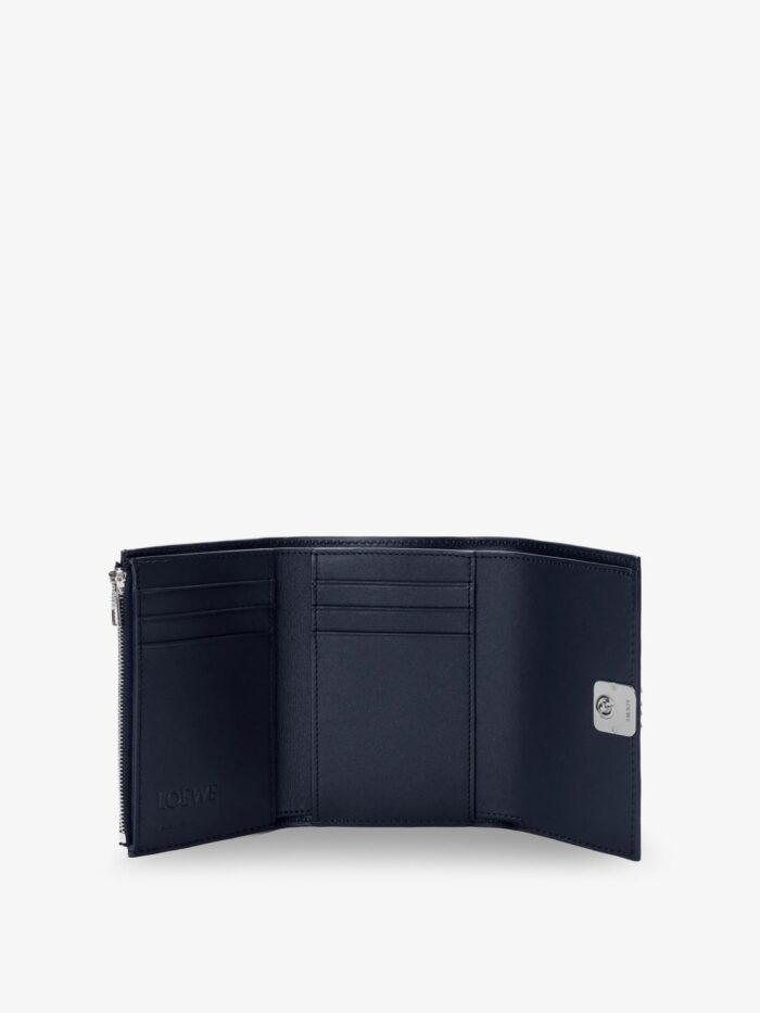 LOEWE Anagram Leather Wallet With Front Logo