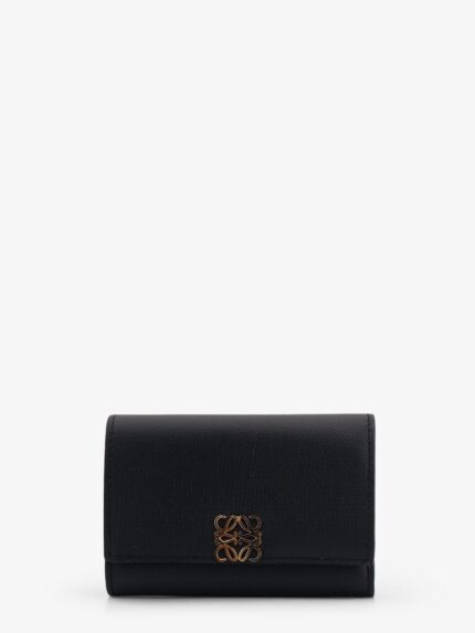 LOEWE Anagram Leather Wallet With Front Logo