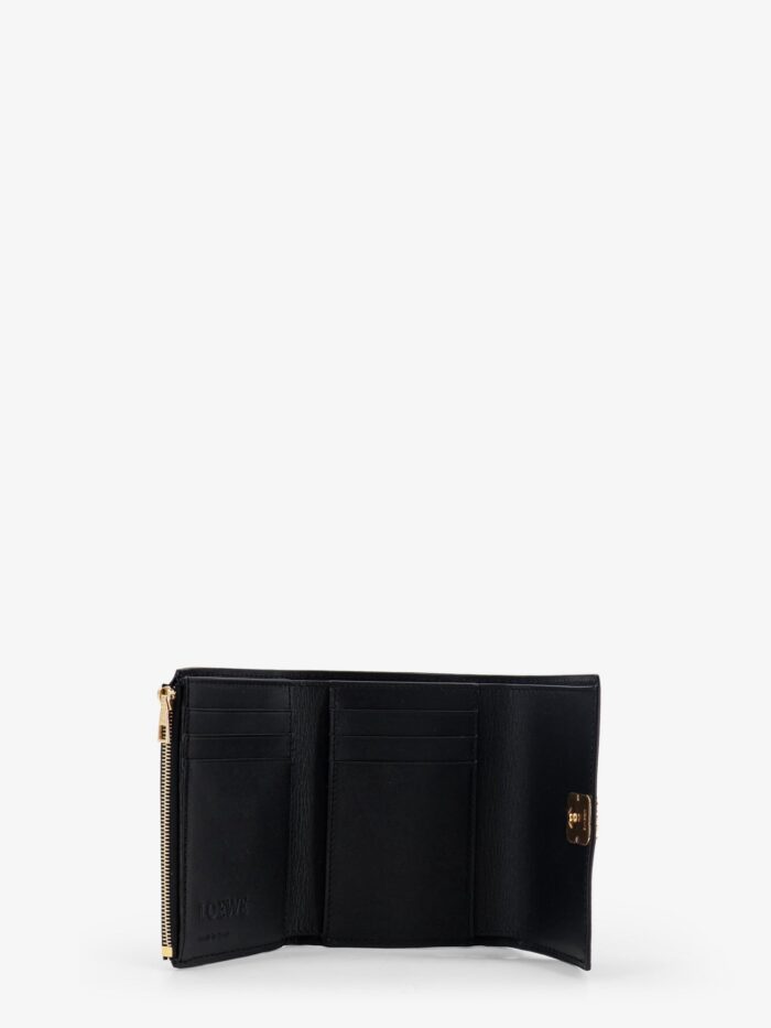 LOEWE Anagram Leather Wallet With Front Logo