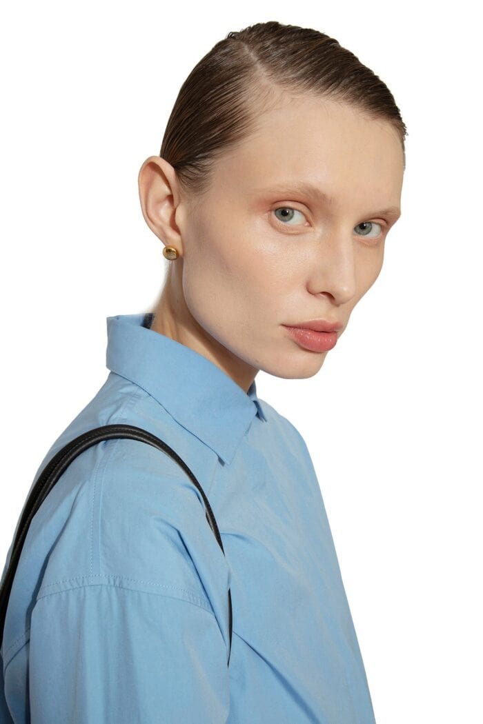 LOEWE Anagram Pebble Earrings