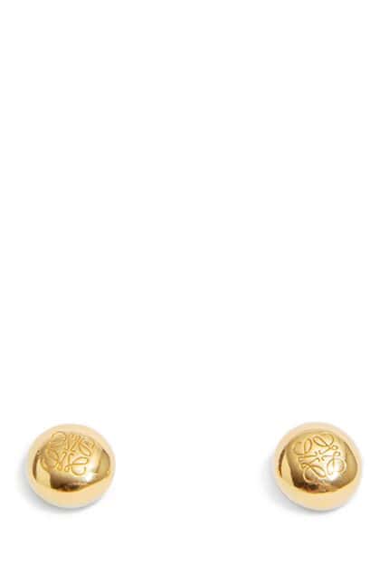 LOEWE Anagram Pebble Earrings