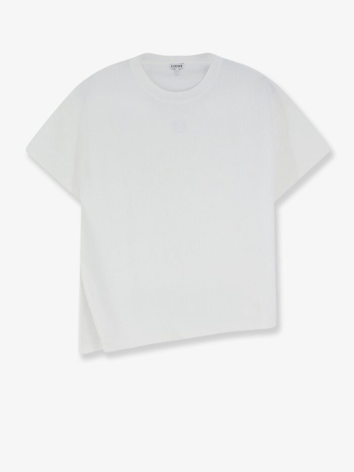 loewe asymmetric cotton blend t shirt LOEWE Asymmetric Cotton Blend T-shirt