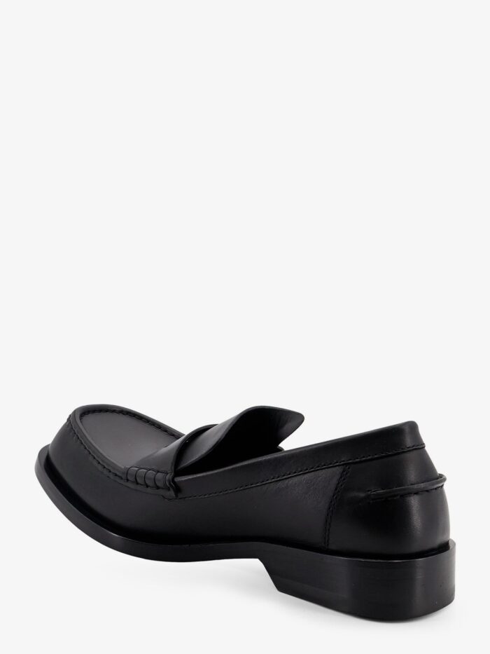 LOEWE Bobine Leather Loafers With Engraved Anagram Logo