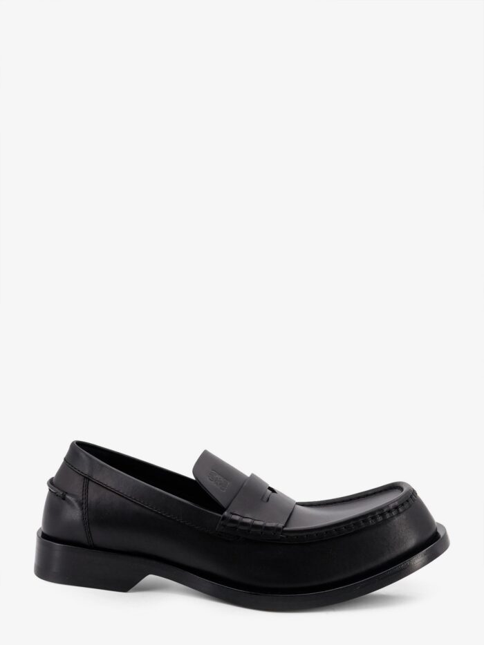 LOEWE Bobine Leather Loafers With Engraved Anagram Logo