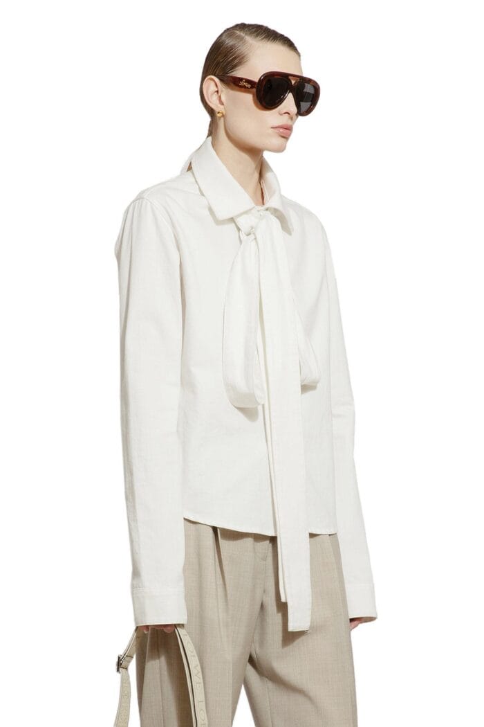 LOEWE Bow Shirt In Cotton