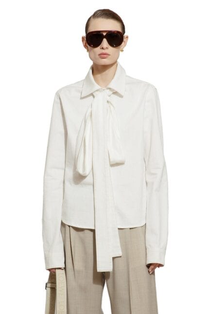 LOEWE Bow Shirt In Cotton