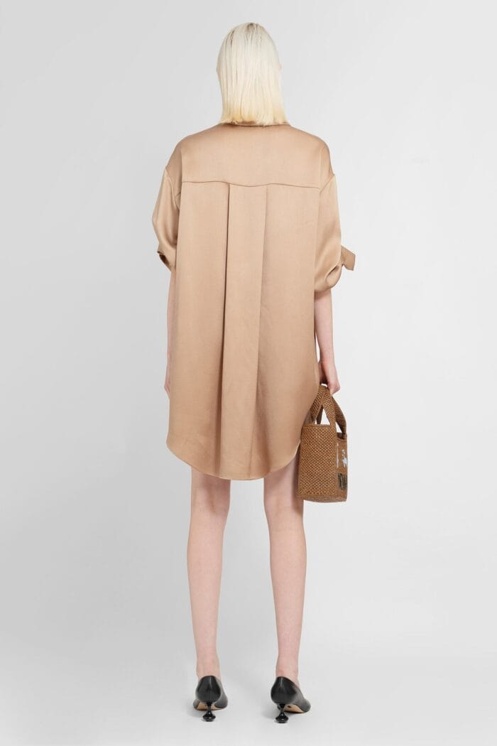 LOEWE Chain Shirt Dress In Silk