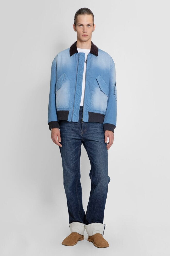 LOEWE Corduroy Collar Bomber Jacket