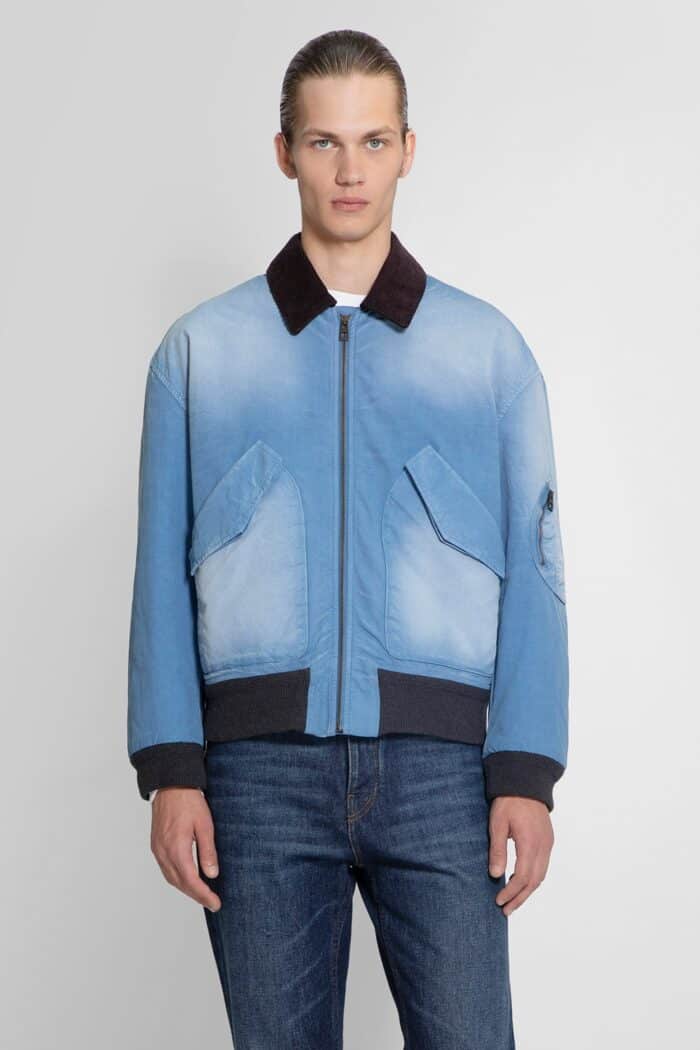 LOEWE Corduroy Collar Bomber Jacket