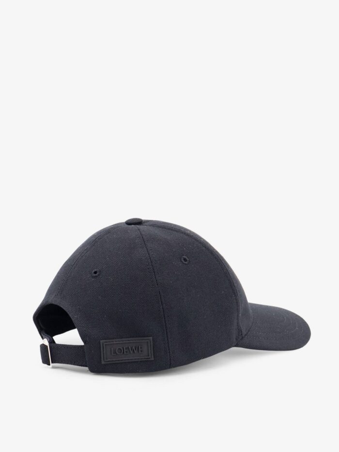 LOEWE Cotton Hat With Rubber Anagram Logo Patch