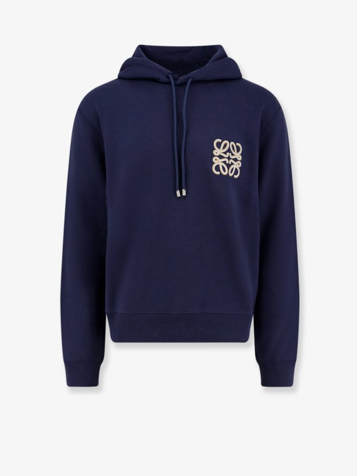 LOEWE Cotton Sweatshirt With Anagram Logo Embroidery On The Front