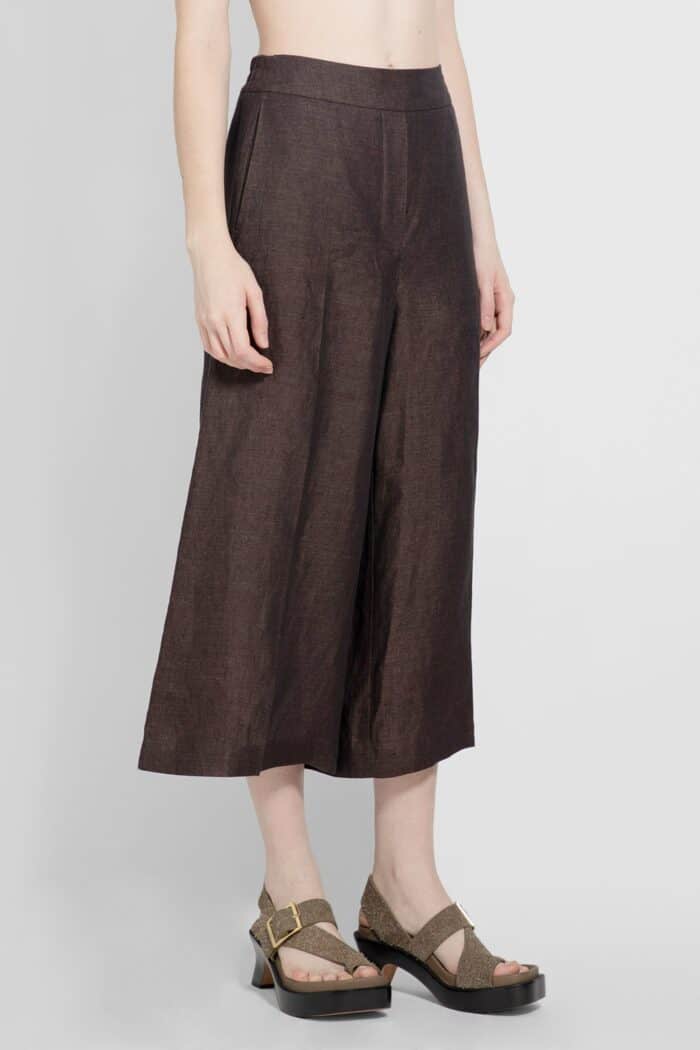 LOEWE Cropped Trousers In Linen